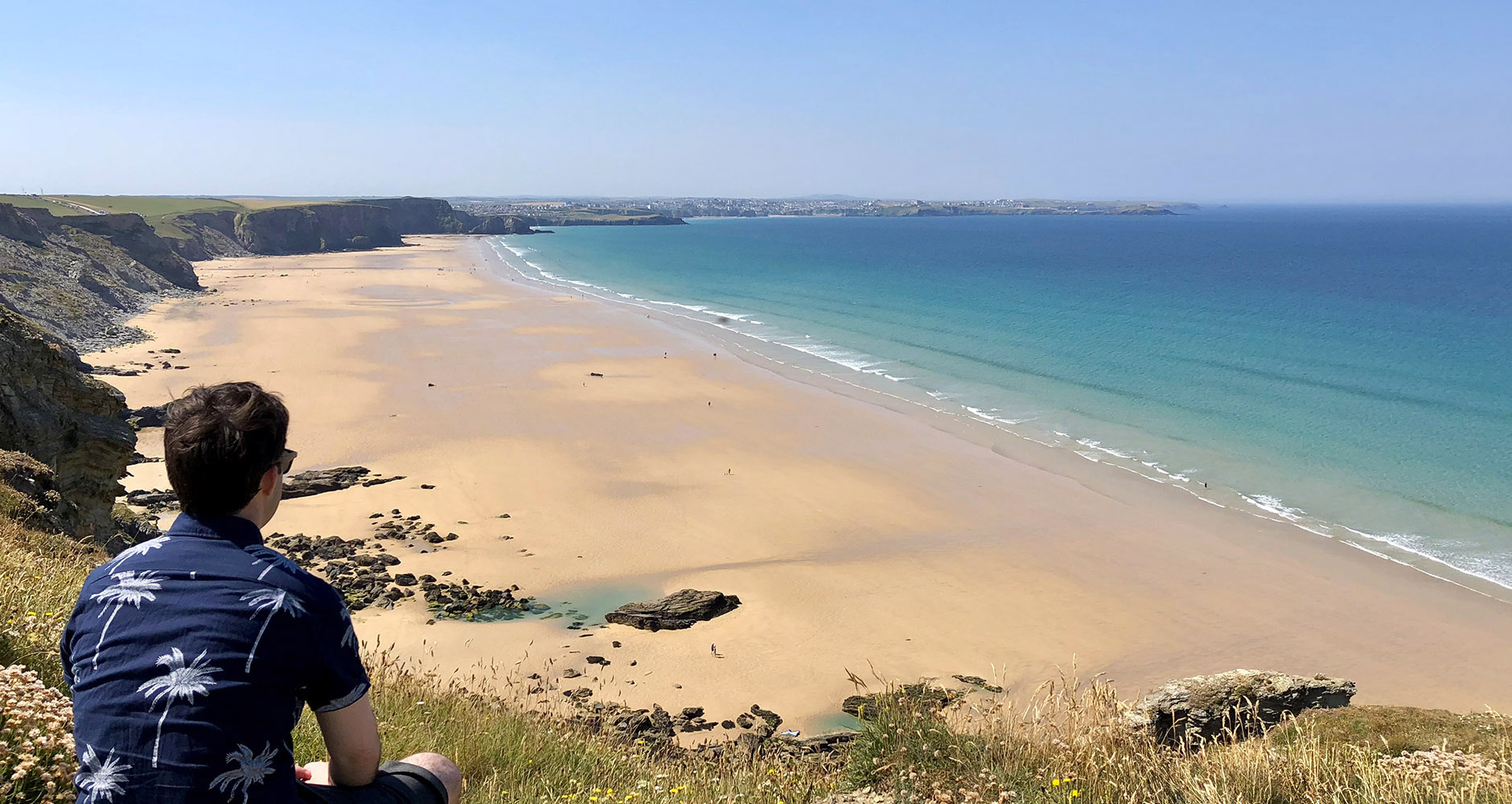 Massive beach at Watergate Bay, Newquay